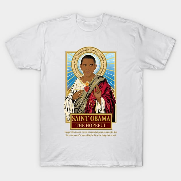 Saint Obama T-Shirt by Pop Art Saints